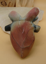 Load image into Gallery viewer, Polychrome Jasper Anatomical Heart
