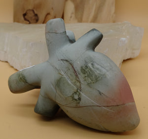 Polychrome Jasper Anatomical Heart