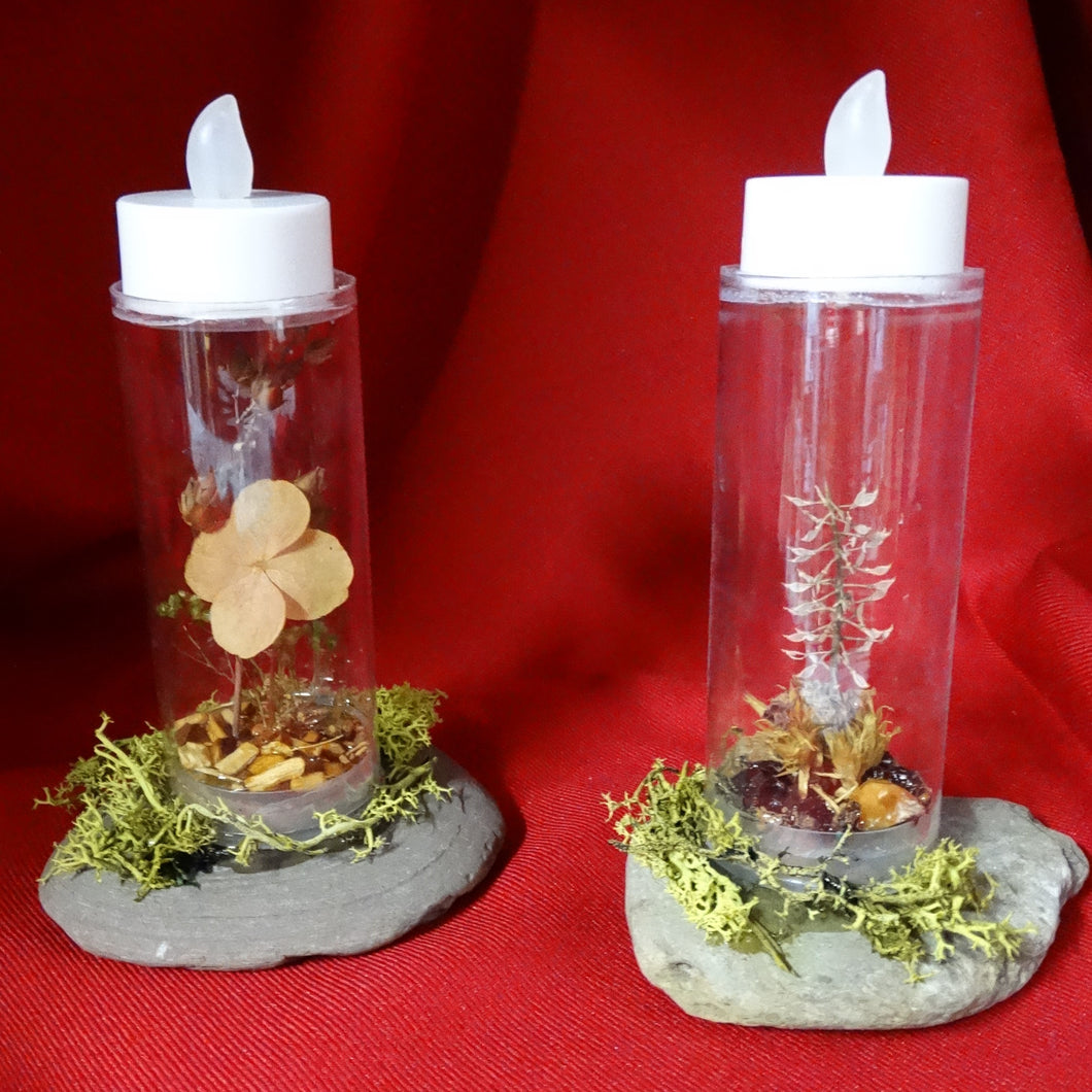 Tea Light Garden, Stone